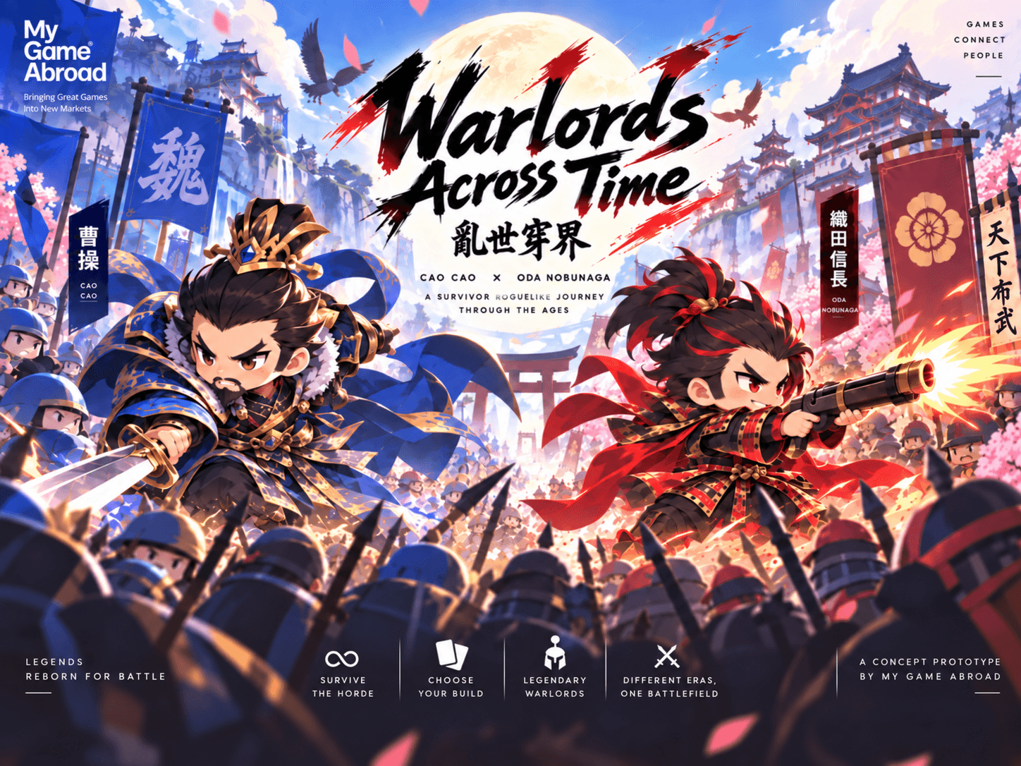 Warlords Across Time — concept key visual